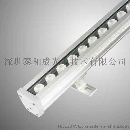 LED室外照明银色铝合金灯体可调光可加盖洗墙灯